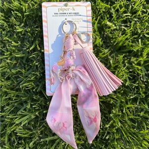 Piper K Pink Horse Bag Charm and Key Chain